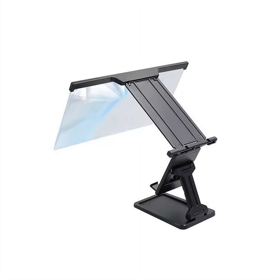2-in-1 Foldable Phone Stand with Mobile Phone Magnifier Screen for Movies, Videos and Gaming