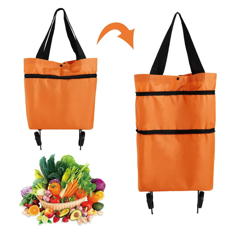 2 in 1 foldable shopping cart hotsell