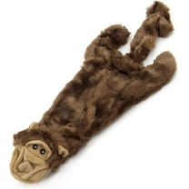 2-in-1 Fun Skin Stuffless Dog Squeaky Toy by Best Pet Supplies - Monkey, Large