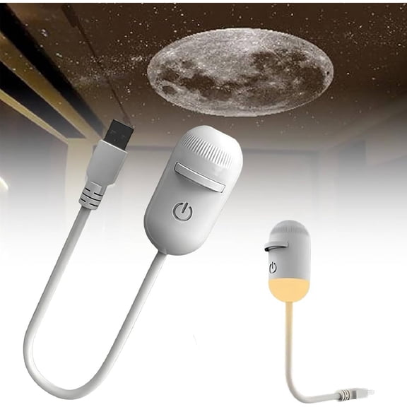2-in-1 Galaxy Projector Night Light, Galaxy Projector USB with 3/5/6/10/12/24 Sliding Projection Films, Galaxy Starry Sky Projector Lamp Night Light USB LED for Bedroom Hallway Decor(3 PCS Film)