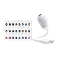 thumbnail image 1 of 2-in-1 Galaxy Projector Night Light, Icettry Night Light, Galaxy Ceiling Projector, Adjustable Brightness 360° Rotating Design and USB Power for Car and Bedroom Decoration (E-24pcs), 1 of 6