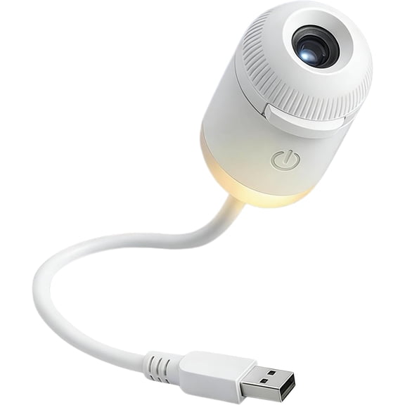 2-in-1 Galaxy Projector Night Light, USB Night Light Portable Galaxy Starry Sky Night Light Projector, 360 Rotation Ceiling Wall Projection Lamp for Car, Bedroom Decor (3 Slides)