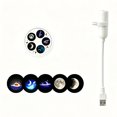 thumbnail image 1 of 2-in-1 Galaxy Projector Night Light, USB Starry Sky Night Light Projector with Adjustable Brightness, Mini LED Projection Lamp for Bedroom Ceiling Wall Room Decor - A, 1 of 6