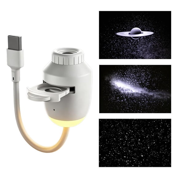 2-in-1 Galaxy Projector Night Light,USB Starry Sky Night Light Projector with Adjustable wi LightProjector Brightness,Galaxy
