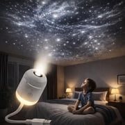 2-in-1 Galaxy Star Projector & Night Light, 360  Rotating Portable Starry Sky Lamp with HD Films, USB Powered, Adjustable Brightness, Perfect Room Decor for Adults 5 PCS Film