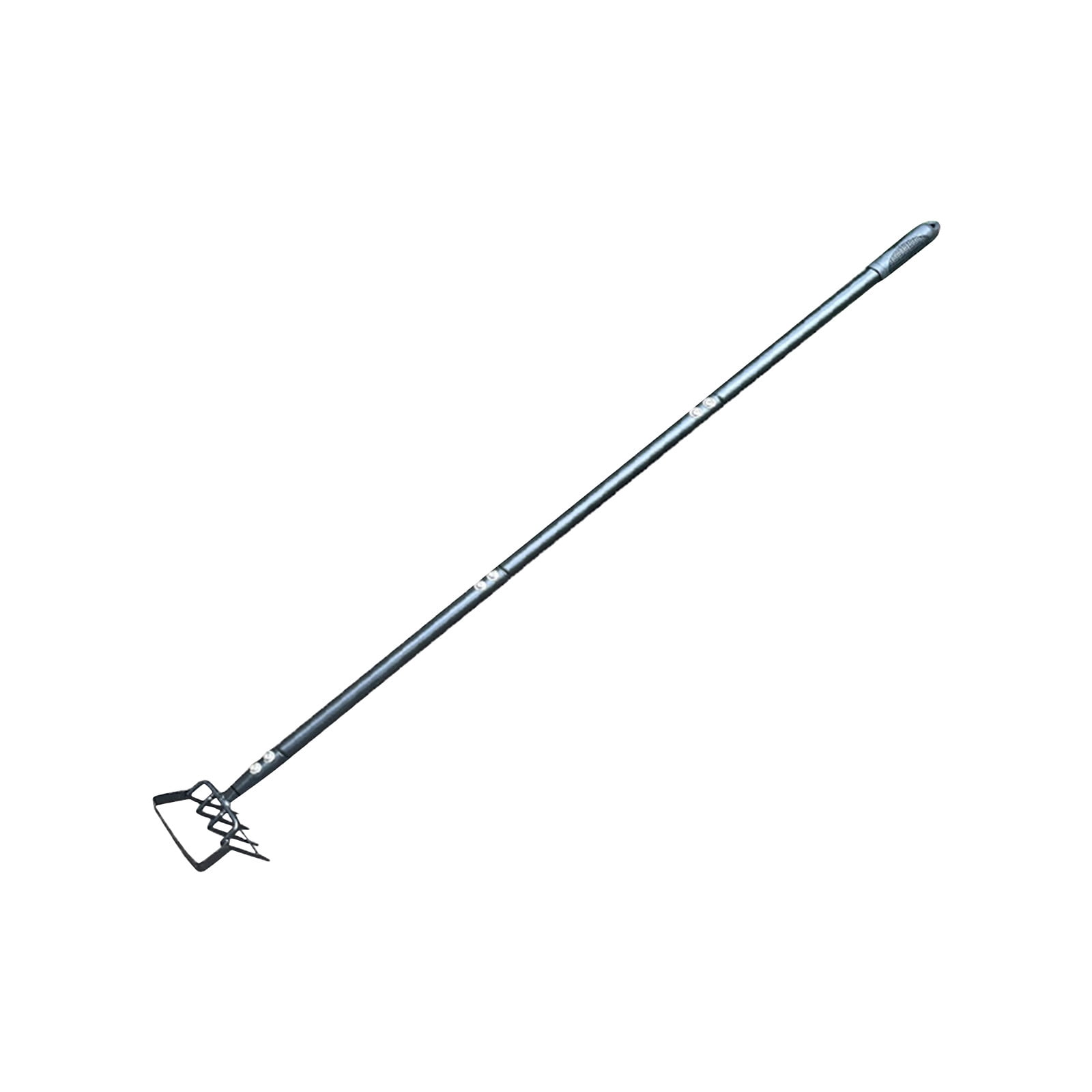 2-in-1 Garden Hoe Tool with Cultivator and Long Handle, Sharp Push-Pull Hoe with Scraping Rake for Weeding, Heavy Duty Garden Tools for Soil Work and Plant Care