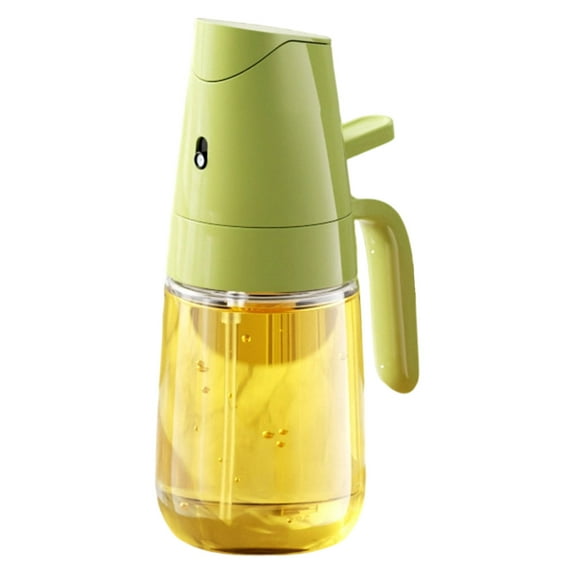 2-in-1 Glass Oil Sprayer & Dispenser Bottle, 300ml / 10 oz Olive Oil Dispenser for Cooking, Baking, Salad, Air Frying, BBQ, and Kitchen Use