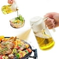 thumbnail image 1 of 2-in-1 Glass Oil Sprayer and Dispenser, New Upgrade Large 600ml/20Oz Olive Oil Dispenser Bottle for Kitchen, Food-grade Oil Mister Spray Bottle for Cooking, Air Fryer, Frying, BBQ (Green), 1 of 5