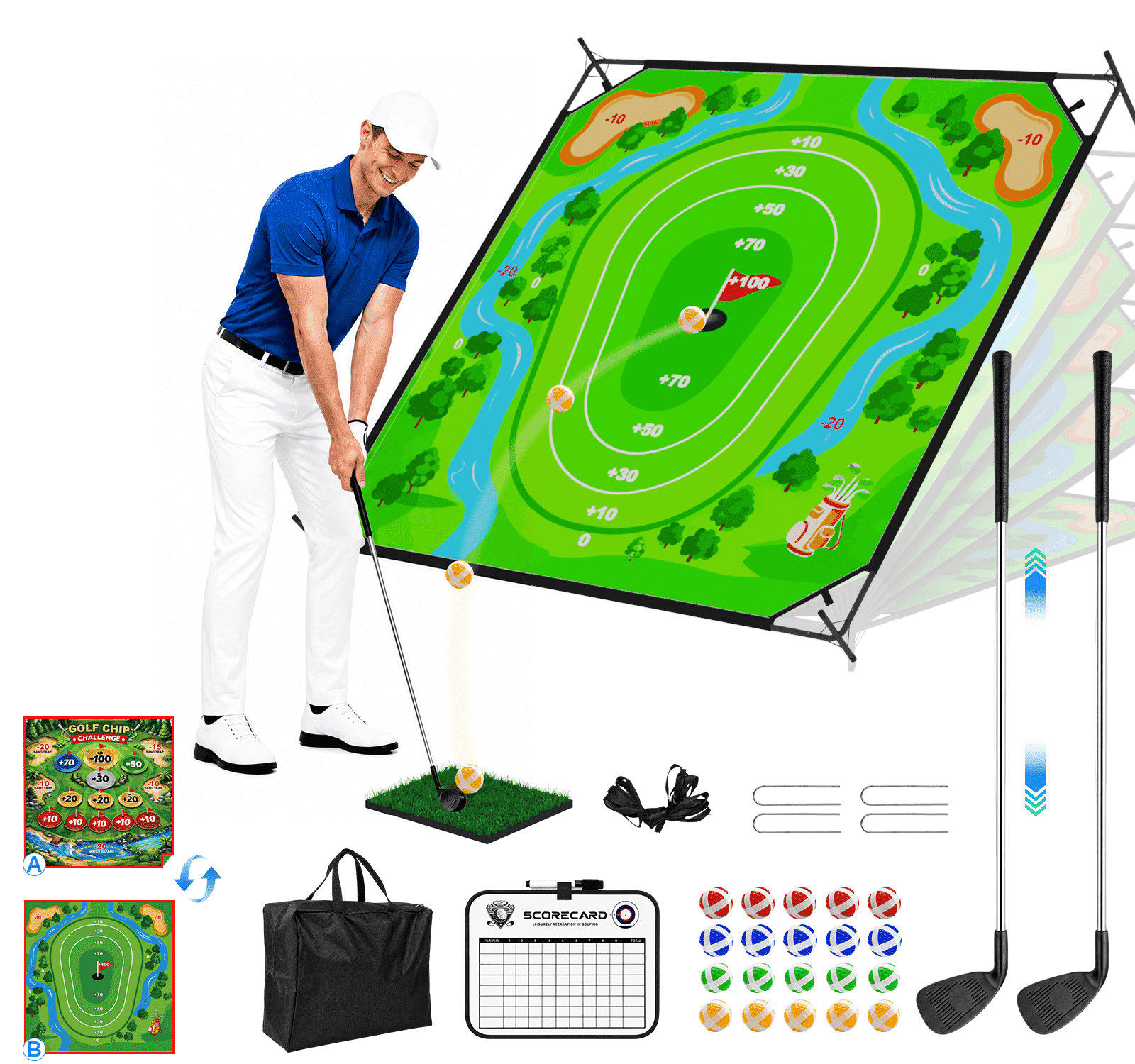 Indoor Golf Set for Practice & Play