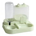 thumbnail image 1 of 2-in-1 Gravity Pet Feeder and Water Dispenser for Cats & Small Dogs, Automatic Food Storage Bowl with Anti-Slip Base, Easy Clean, 1 of 9