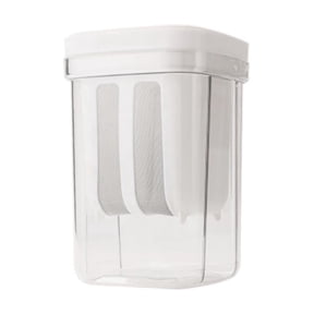2-in-1 Greek Yogurt Maker and Storage Jar, Airtight Container with Fine Mesh Strainer, Make Creamy Homemade Yogurt for Healthy Breakfast Parfaits and Snacks, Kitchen Essential