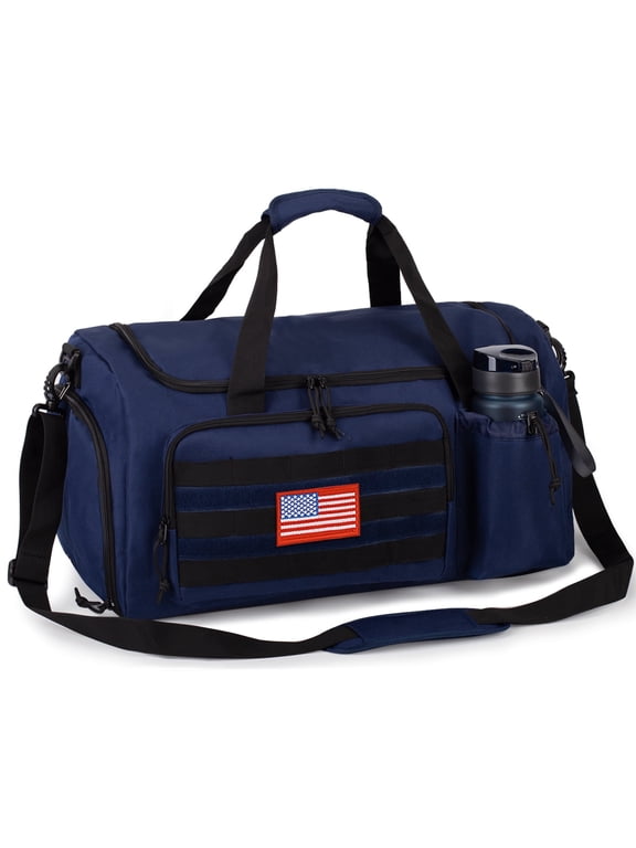 Large 60L 2-in-1 Convertible Sports Bag, Multi-functional Travel Duffle with Shoe Compartment for Daily Use