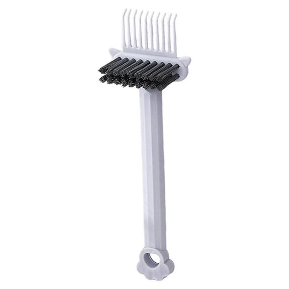 2-in-1 Hair Brush Cleaner, 6.29inch Comb Remover Tool, Portable Rake-Style Brush for Removing Hair & Dust, Practical Hairbrush Cleaning Accessory, Dual-Sided Scraper for Home, Salon and Travel Use