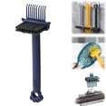 thumbnail image 1 of 2-in-1 Hair Brush Cleaning Tool – Comb Cleaner with Pick Bristles & Rake for Hair Removal, Dust, & Oil Scraping – Portable, Compact Design for Home, Salon, and Travel Use (6.29 inches), 1 of 9