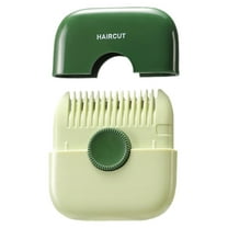 2-in-1 Hair Clipper & Comb for Home Haircut, Stainless Steel Blade Split Hair Trimmer, Multifunctional Hair Thinning & Styling Tool for Easy DIY Grooming