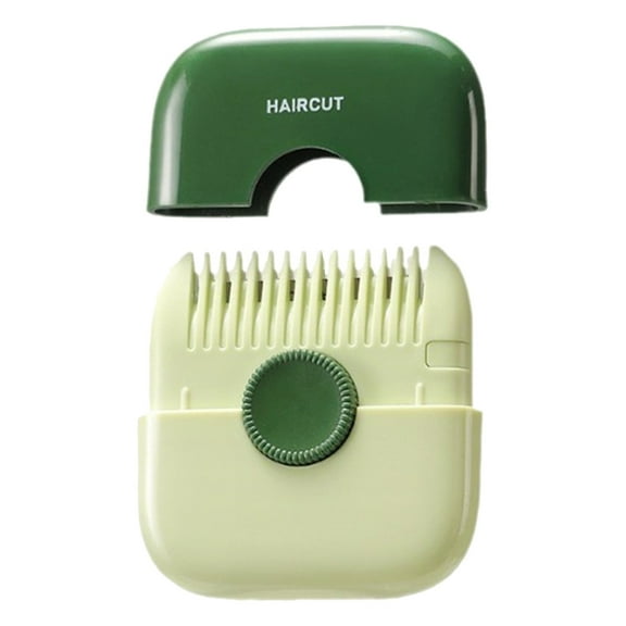 2-in-1 Hair Clipper & Comb for Home Haircut, Stainless Steel Blade Split Hair Trimmer, Multifunctional Hair Thinning & Styling Tool for Easy DIY Grooming