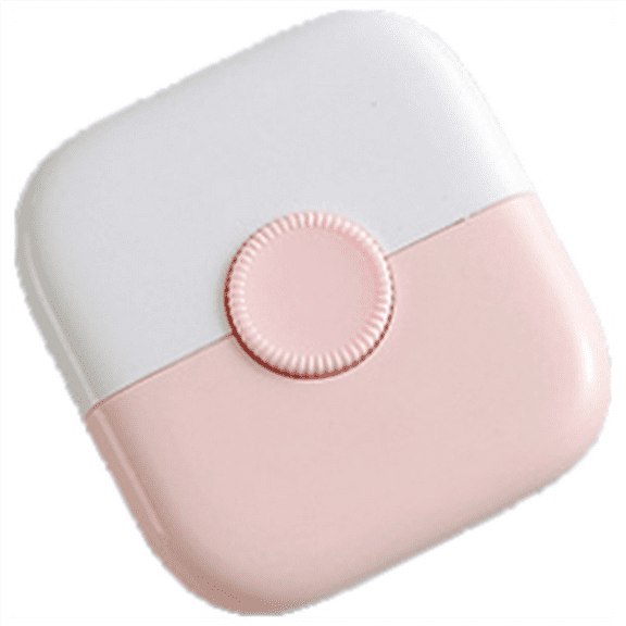 2-in-1 Hair Cutting Trimmer Barber Comb Bangs Cutter Remover Home Mini Makeup Tools,Pink