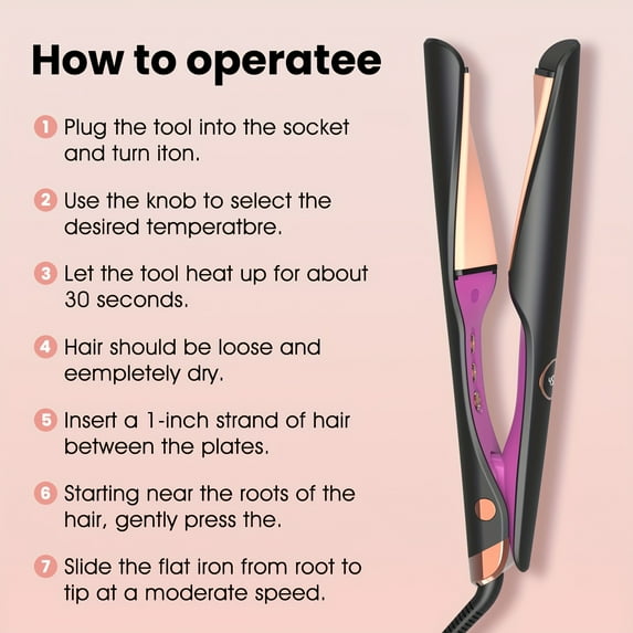 2 in 1 Hair Straightener Curler Negative Ion Flat Iron with 2 in 1 Hair Straightener Curler Negative Ion Flat Iron with