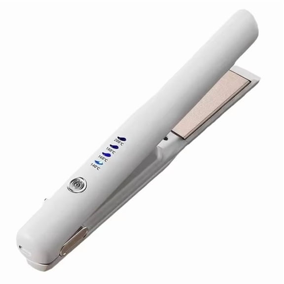 2-in-1 Hair Styling Tool - Mini Hair Straightener & Curler,USB Travel Curling Iron, Dual-Purpose Compact Hair Styler