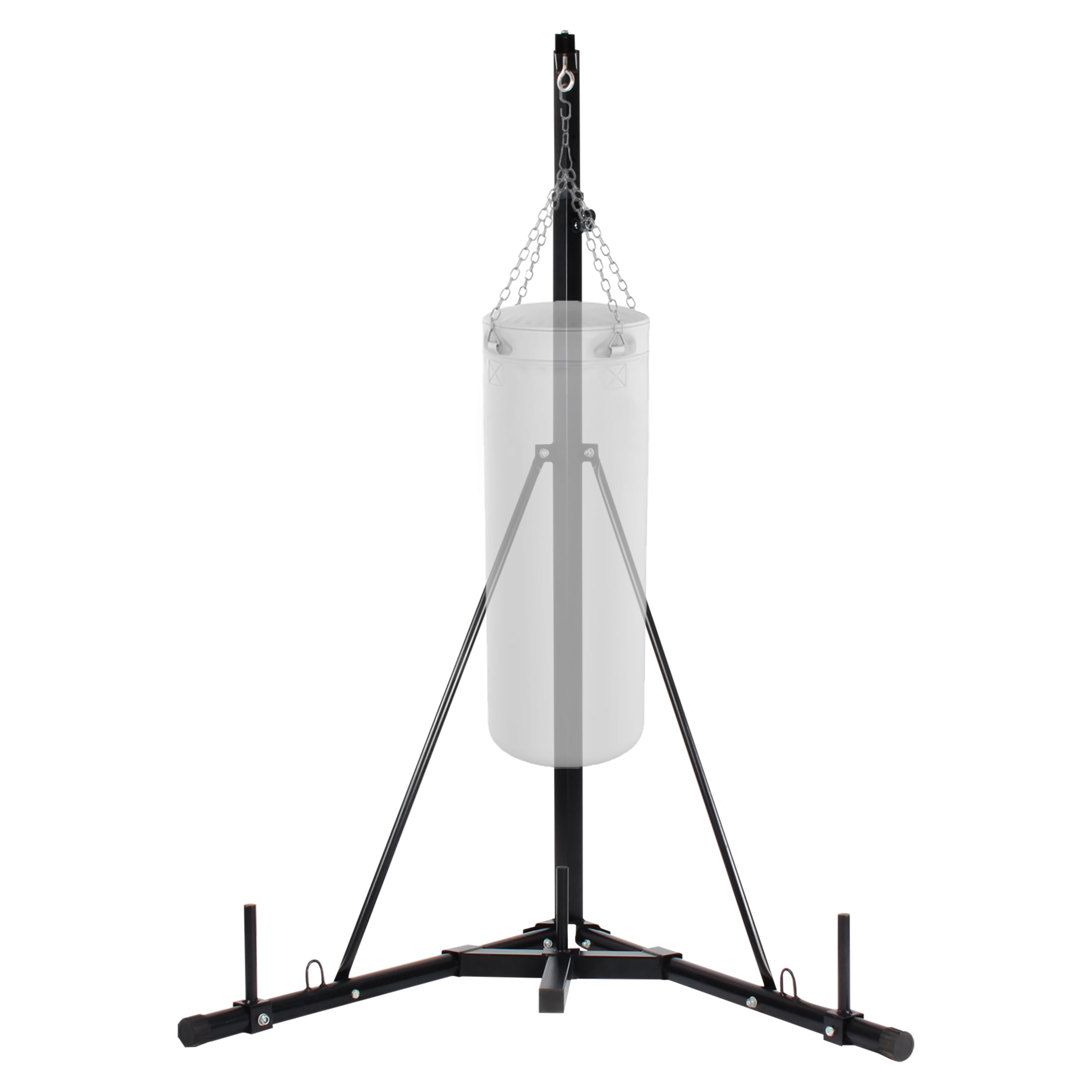 2 in 1 Height Adjustable Punching Heavy Bag Stand, Foldable Boxing Bag Stand Steel Sandbag Rack