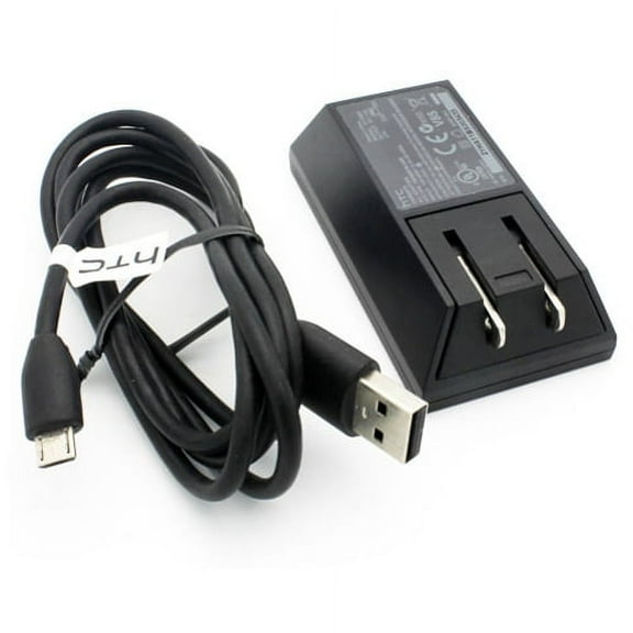 2-in-1 Home Wall Charger AC 1A USB Adapter Data Cable G8L for Kyocera DuraXV LTE, DuraForce XD, Hydro Shore Reach Life, Pro, Elite C6750 - LG Fortune, Harmony, Treasure, G2, Volt, G3, Realm