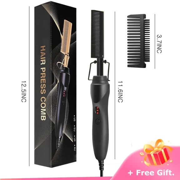 2 in 1 Hot Comb Hair Straightener