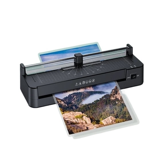 2 in 1 Hot and Cold A3 Laminator Corner Rounder Photo/Doucment/Card Lamination Machine Hot & Cold Laminating