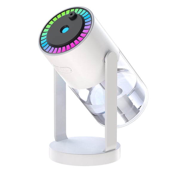 2-in-1 Humidifier & Star Projector Night Light - Portable Galaxy Projector with Cool Mist, Changing LED Colors, Personal Nebula Lamp for Bedroom, Car, and Home Ambiance
