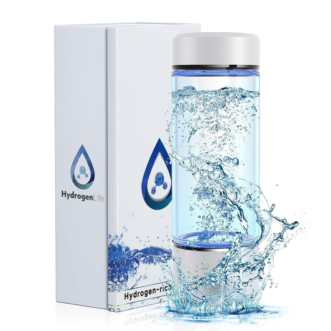 Bottiglia Acqua Idrogeno 420ml Con Tecnologia SPE PEM – Generatore Elettrolisi 3 Minuti