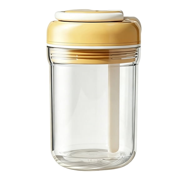 2-in-1 Ice Cube Tray Tumbler, Built-In Ice Mold Water Bottle, Leakproof Iced Coffee Cup, Reusable Travel Mug for Cold Drinks