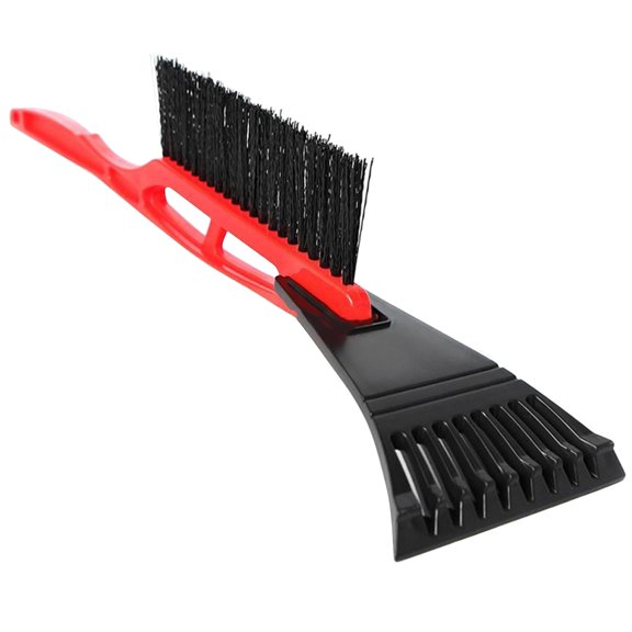 2-in-1 Ice Scraper with Brush for Car Windshield Snow Frost Removal Durable