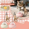 thumbnail image 1 of 2-in-1 Interactive Cat Toy, Automatic & Rechargeable, Moving Feather Wand & Cat Chasing Laser for Indoor Cats Kittens – Engaging & Fun Playtime, 1 of 8