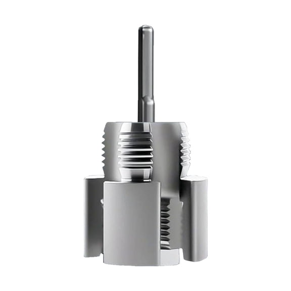 2-in-1 Internal & External Pipe Threading Tool, 1/2" & 3/4" Sizes for PVC and PPR Plastic Pipes, Drill-Powered Thread Size Maker Kit, Tap and Die Set