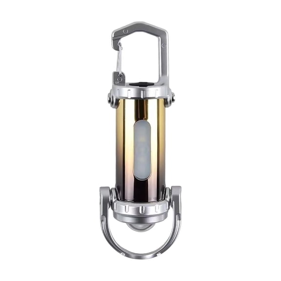 2-in-1 Keychain Flashlight Rechargeable Light Tool with Red Blue Portable for Outdoor Camping Hiking Survival Gear Emergency 1-3PC