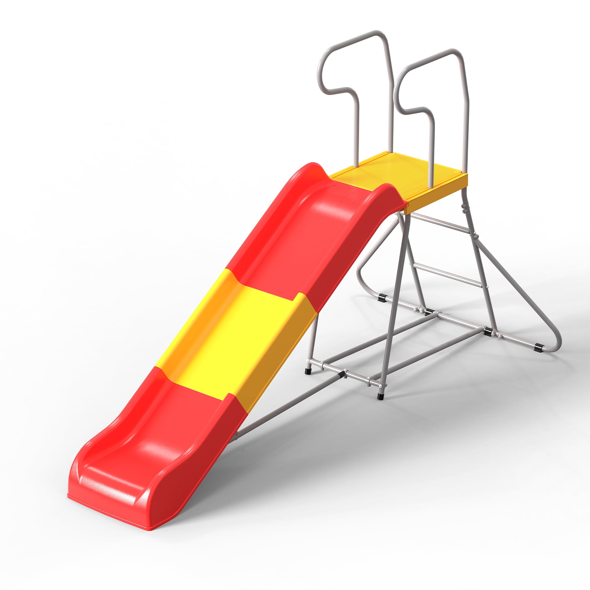 2-in-1 Kids Climber and Slide, 76.4" Smooth Slide Track with Anti-Slip Steps, Sturdy Structure for Indoor Outdoor Backyard Play, Suitable for Ages 3-8