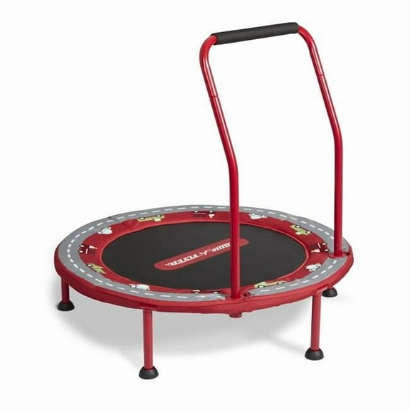2-in-1 Kids Trampoline, Brown Box