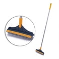 thumbnail image 1 of 2 in 1 Kitchen and Bathroom Floor Scrub Brush with 120 Rotation Chartreuse, 1 of 5