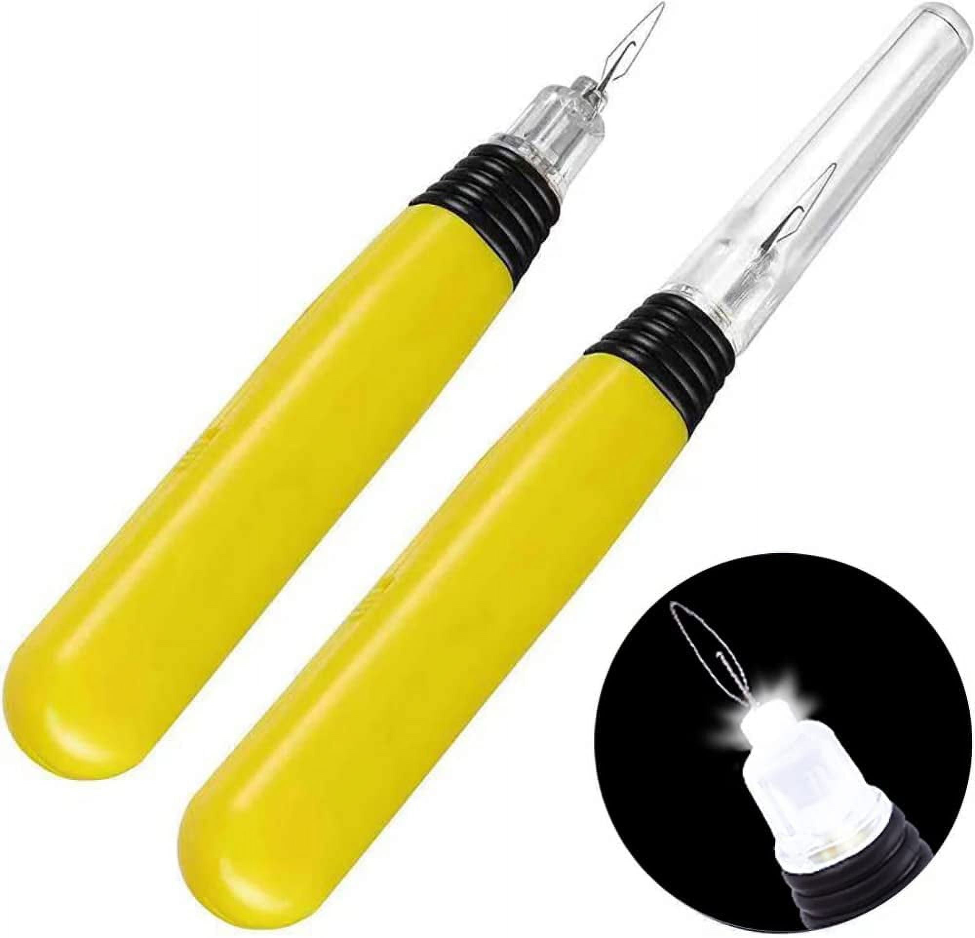 Needlepoint Machine 2 in 1 LED Needle Threaders Lighted up for Hand Sewing Small Eye ...
