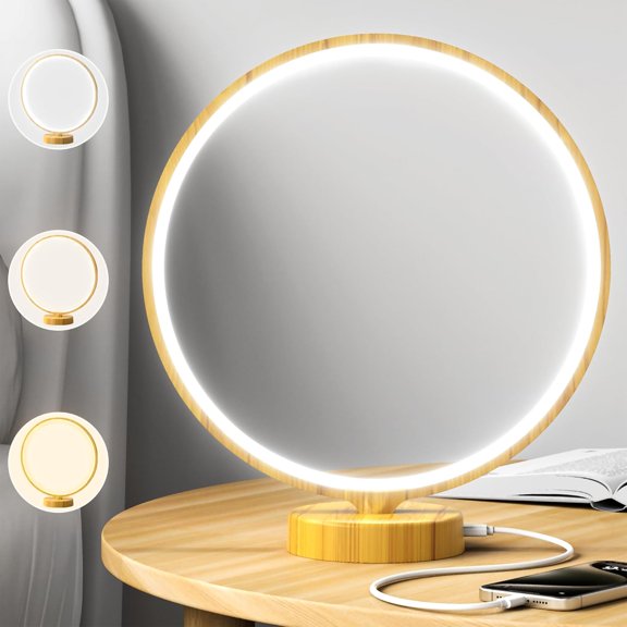 2 in 1 Light Therapy & Desk Lamp - 10000 Lux Sun Lamp with Dual Controls, 4 Timer, Dimmable, 3 Color Temperatures