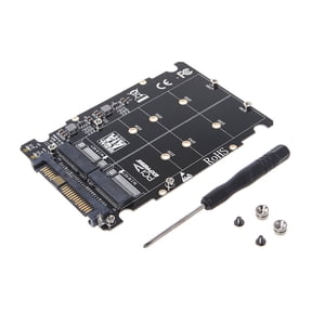 2 in 1 M.2 NVMe and SATA-Bus - SSD to PCI-E U.2 Adapter PCIE Converter for Desktop Computer M.2 SSD to Adapter