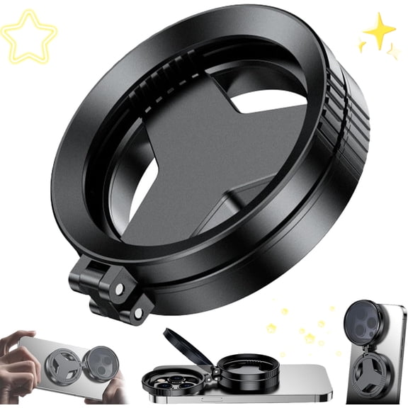 2-in-1 Magnetic CPL & Star Filter Lens, 52mm Phone Lens CPL Polarizer Filter, Anti-Glare HD, Real & Effective Shooting Performance, for Most Smart Phones (1 Pcs)