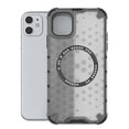 thumbnail image 1 of 2-in-1 Magnetic Phone Case for iPhone 11, [Anti-fall] [Compatible with MagSafe] Shockproof Translucent Honeycomb Pattern Back Ultra Slim Protective Case for iPhone 11,Black, 1 of 9