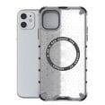 thumbnail image 1 of 2-in-1 Magnetic Phone Case for iPhone 11, [Anti-fall] [Compatible with MagSafe] Shockproof Translucent Honeycomb Pattern Back Ultra Slim Protective Case for iPhone 11,White, 1 of 9