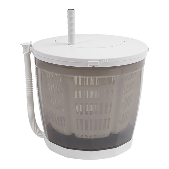2 in 1 Manual Washing Machine, Portable Washer & Spin Dryer, Hand Crank Clothes Washer, Durable High-Strength Plastic, Compact for Home, RV