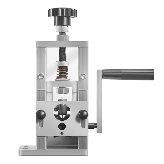 2-in-1 Manual Wire Stripper Machine - Hand Crank or Electric Drill Powered, Adjustable 0.06 to 1 inch for Scrap Copper Wire Stripping, RV & Electrical Projects