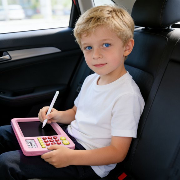 2-in-1 Math Learning Tablet for Kids – LCD Writing Pad with Arithmetic Practice – Interactive Educational Device for Handwriting & Calculation – Multiple Modes for Skill Development