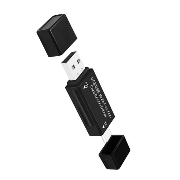 2 in 1 Memory Card Reader USB C USB2.0 For Smartphones Laptops Tablets TF Cards Writer