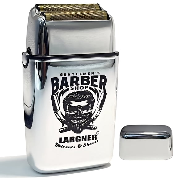 2-in-1 Men's Dual Razor Reciprocating Razor Blades and Pop-up Beard Trimmer, with Rechargeable 2-Head Adjustable Speed Men's Razor Hair Clipper, Perfect Gift for Your Boyfriend