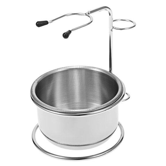 2 in 1 Men's Shaving Set Dry or Shaving Cup + Shaving Holder Male Beard Shaving Soap Bowl Shaving Stand