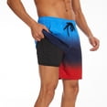 thumbnail image 1 of 2 in 1 Mens Swim Trunks with Compression Liner, 7 Inch Liner Board Shorts for Men, Beach & Swim Shorts, Gifts for Men, 1 of 7